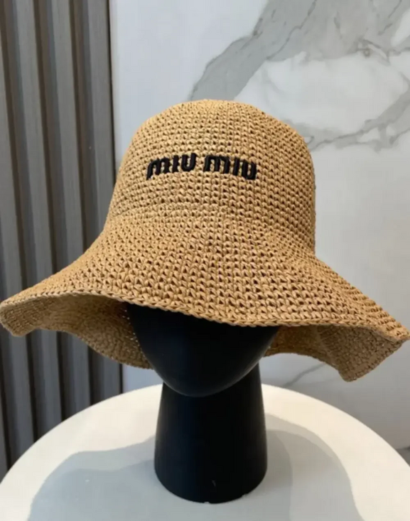 Miu Miu Accessories - MIU MIU summer straw hat